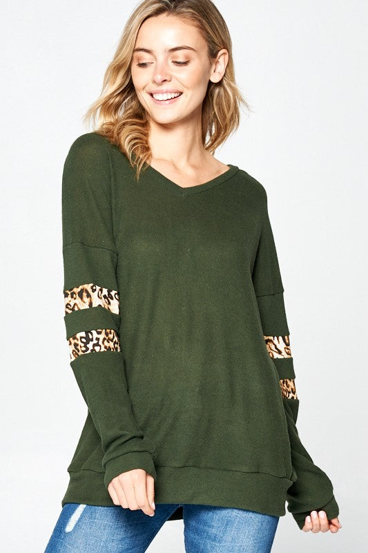 Mixed Neck Tunic Top (3 Colors)