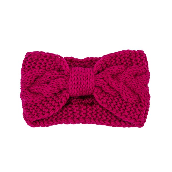 Winter Crochet Bow Twisted Head Band (6 Colors)