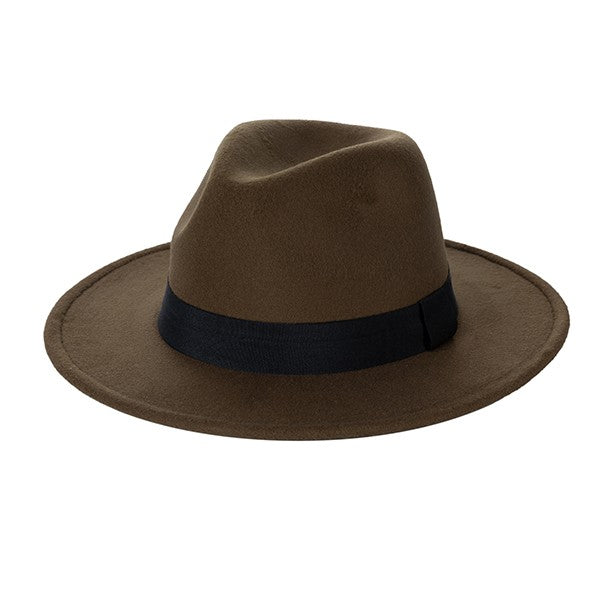 Faux Suede Gatsby Style Fedora (7 Colors)