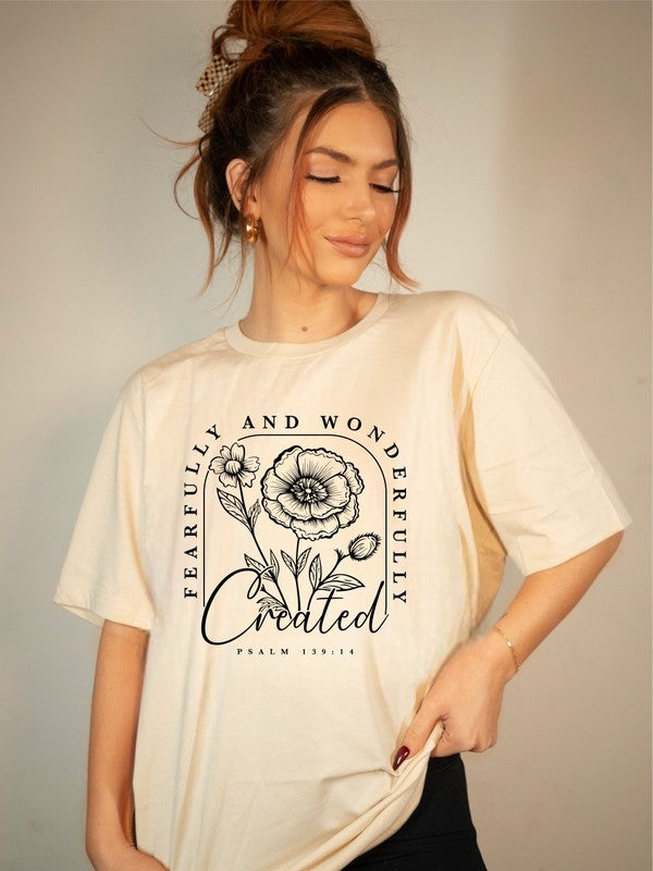 Fearfully and Wonderfully Created Graphic Tee (10 Colors)