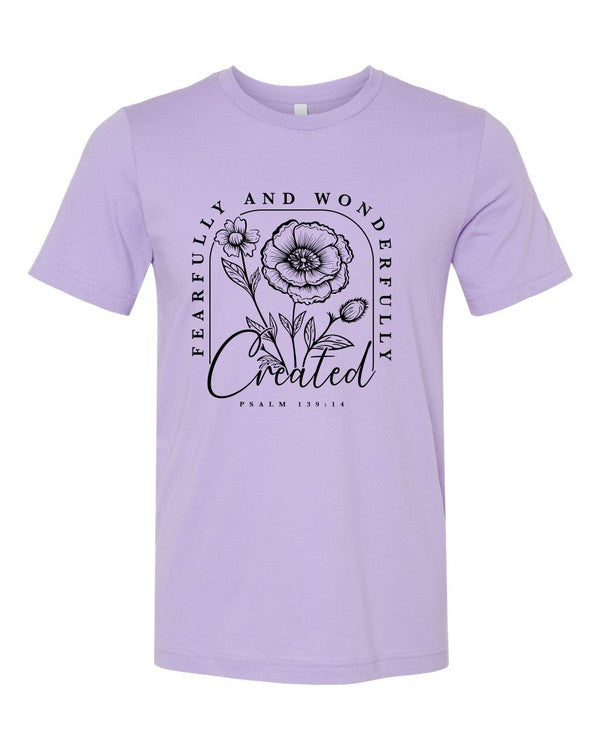 Fearfully and Wonderfully Created Graphic Tee (10 Colors)