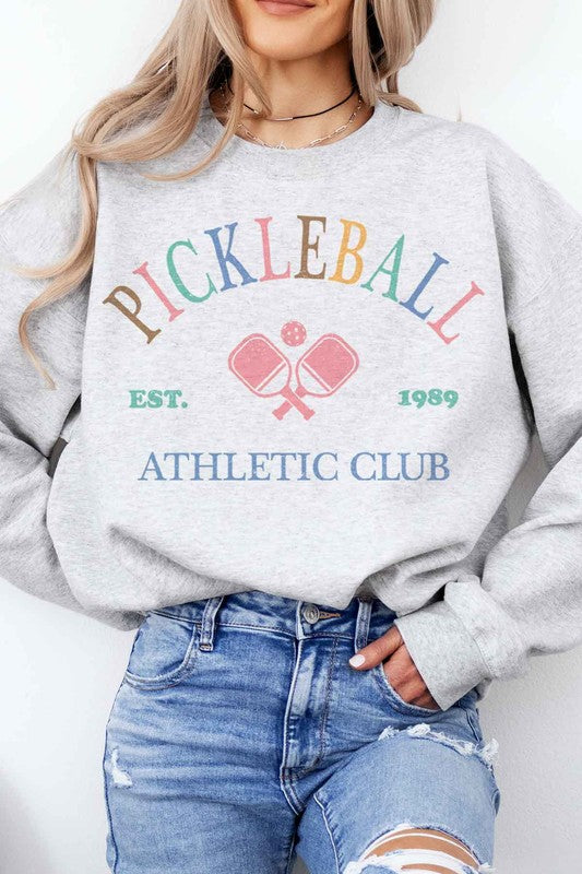 Pickleball Graphic Sweatshirt (4 Colors)