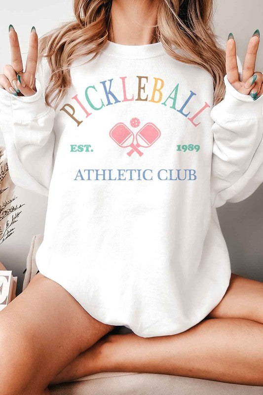 Pickleball Graphic Sweatshirt (4 Colors)