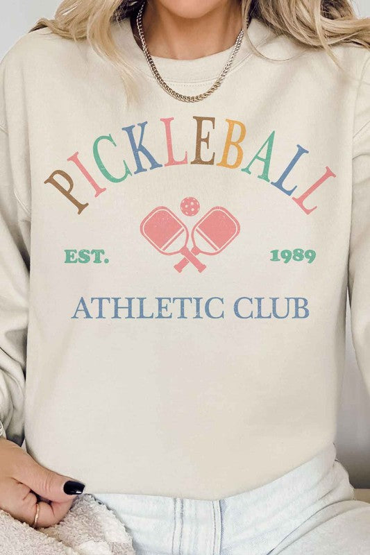 Pickleball Graphic Sweatshirt (4 Colors)