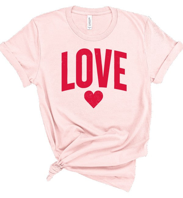 Love Heart Graphic Tee (8 colors)