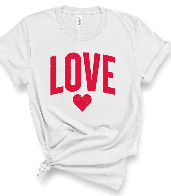 Love Heart Graphic Tee (8 colors)