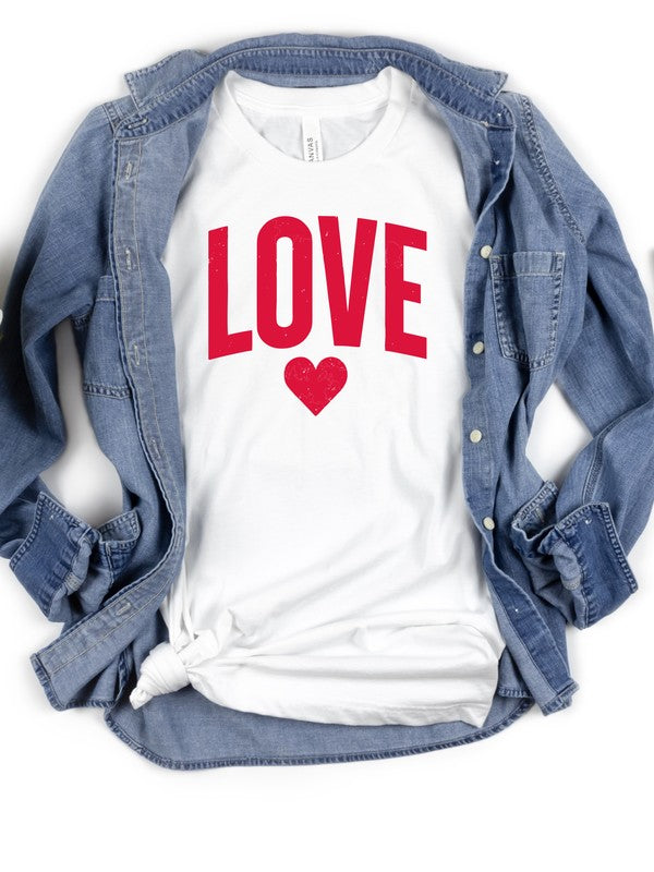 Love Heart Graphic Tee (8 colors)