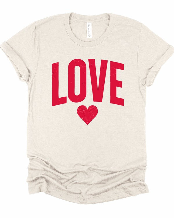 Love Heart Graphic Tee (8 colors)