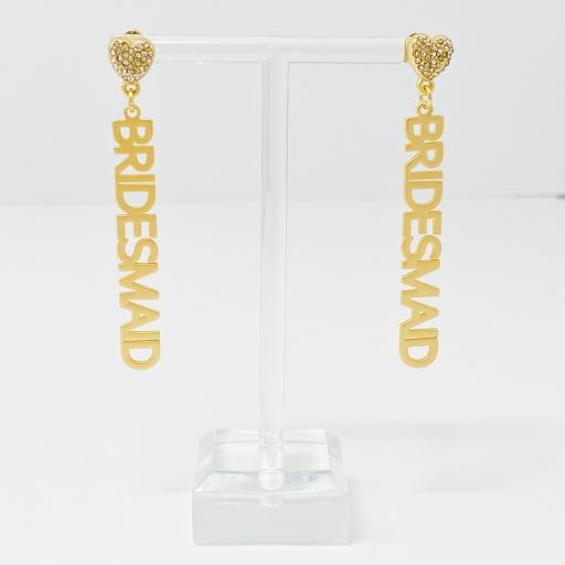 Be My Bridesmaid Earrings (Gold/Silver)