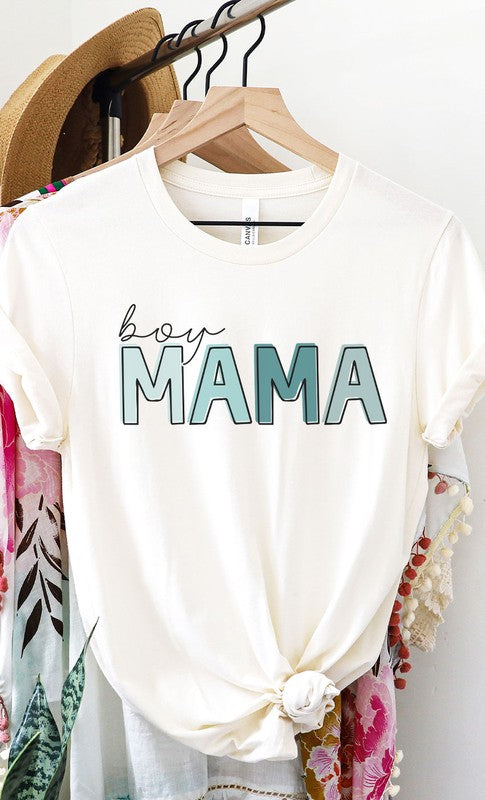 Boy Mama Graphic Tee (4 Colors)