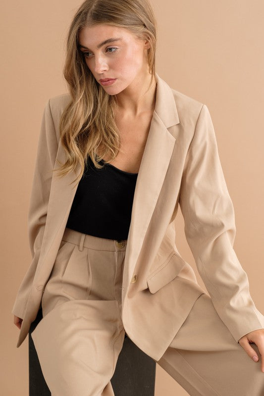 Double Button Blazer Jacket (3 Colors)